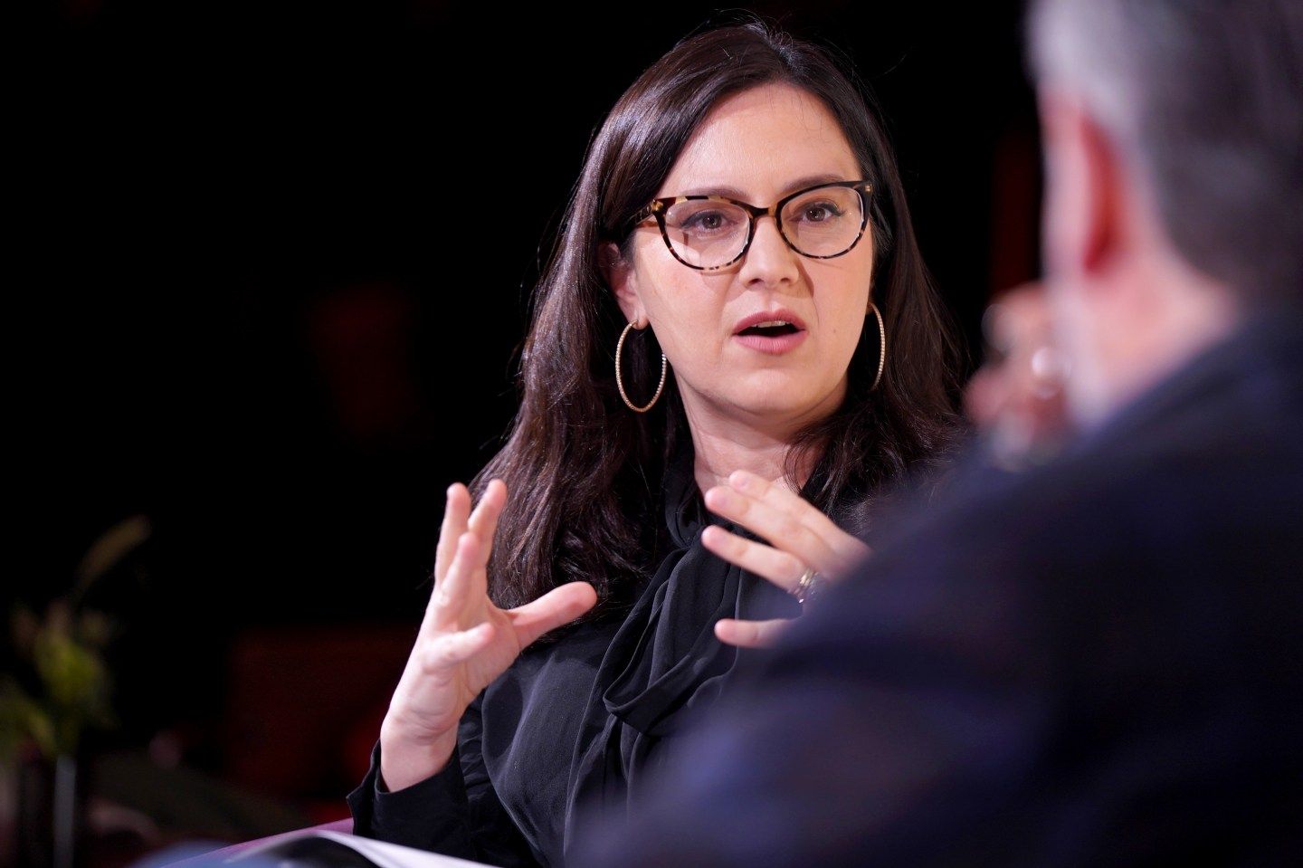 WASHINGTON, DC &#8211; JANUARY 18: The Free Press&#8217; Honestly with Bari Weiss (pictured) hosts Senator Ted Cruz presented by Uber and X on January 18, 2025 in Washington, DC. (Photo by Leigh Vogel/Getty Images for Uber, X and The Free Press)