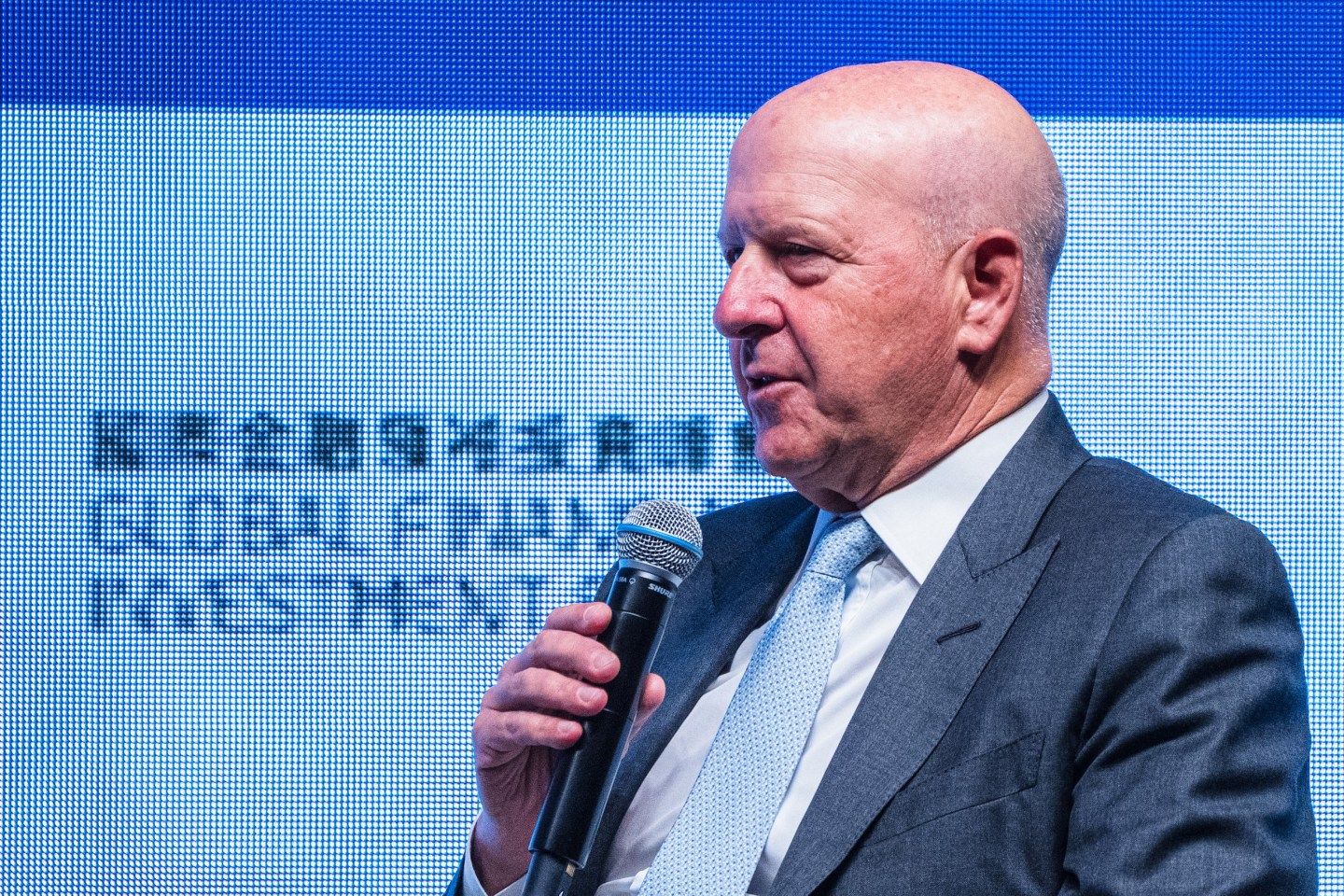 David Solomon, CEO of Goldman Sachs, at the Global Financial Leaders’ Investment Summit in Hong Kong, Nov. 4, 2025.