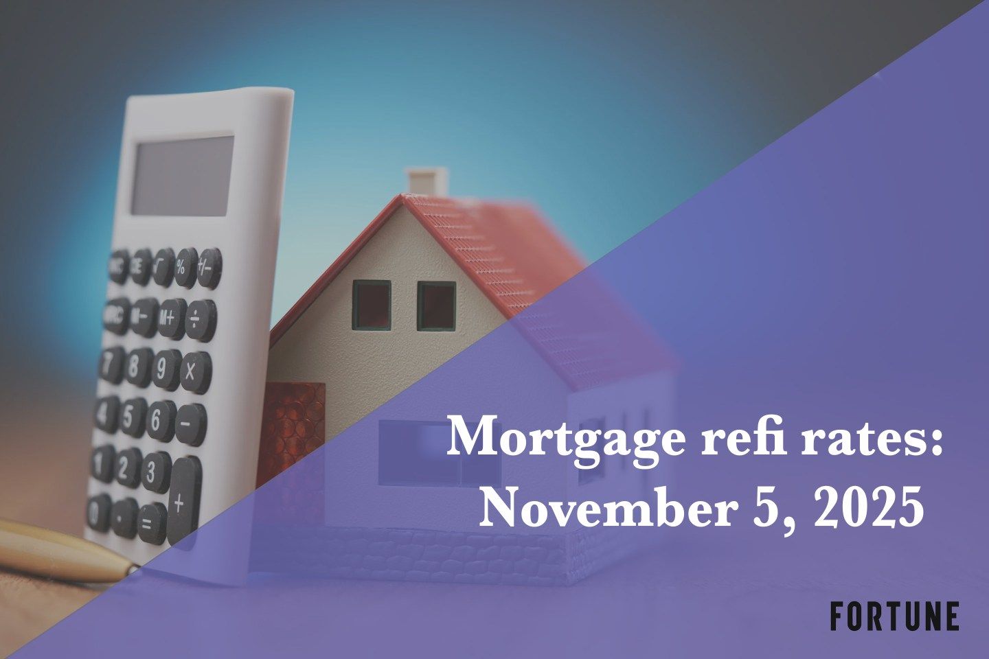 Current refi mortgage rates report for Nov. 5, 2025