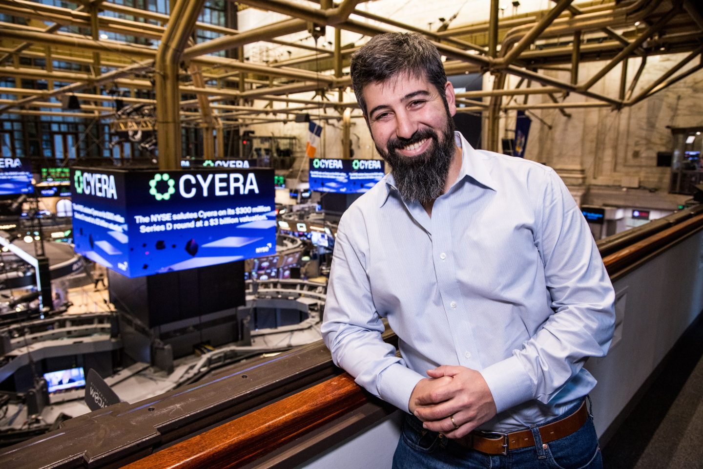 Yotam Segev, CEO and co-founder of AI security startup Cyera. 