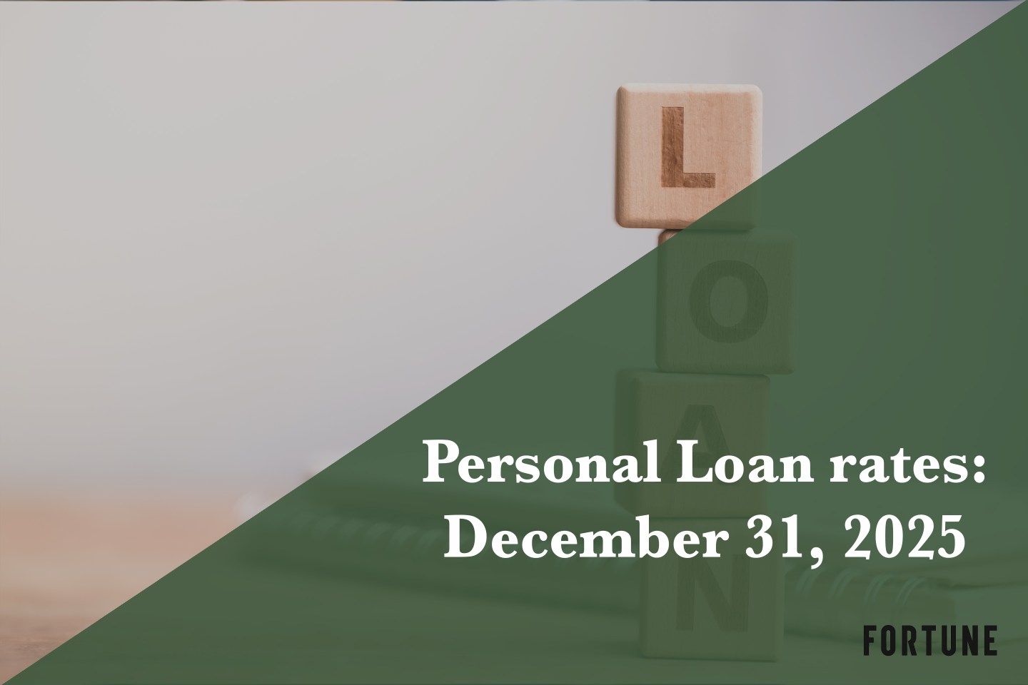 Personal loan APRs on Dec. 31, 2025