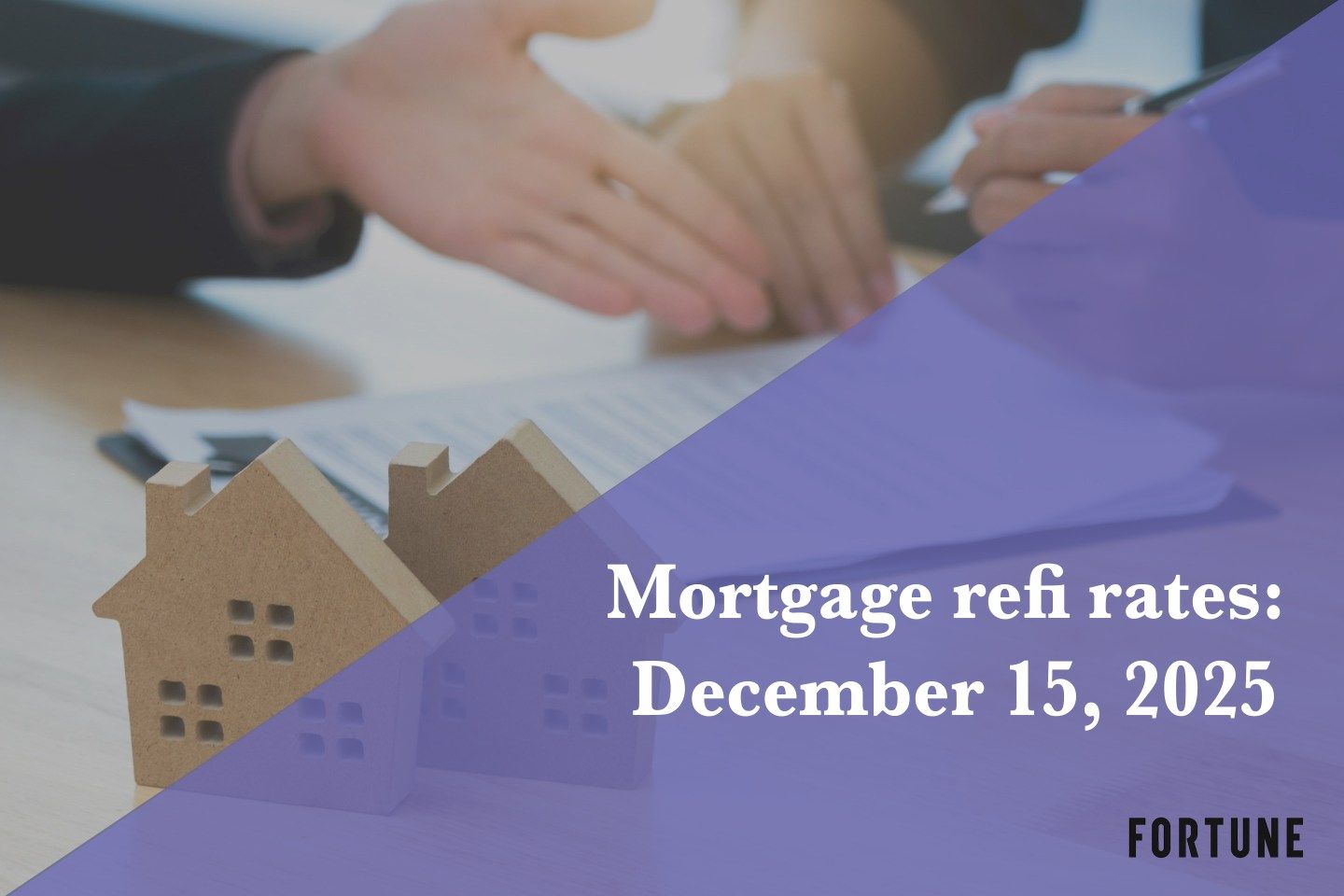 Current refi mortgage rates report for Dec. 15, 2025