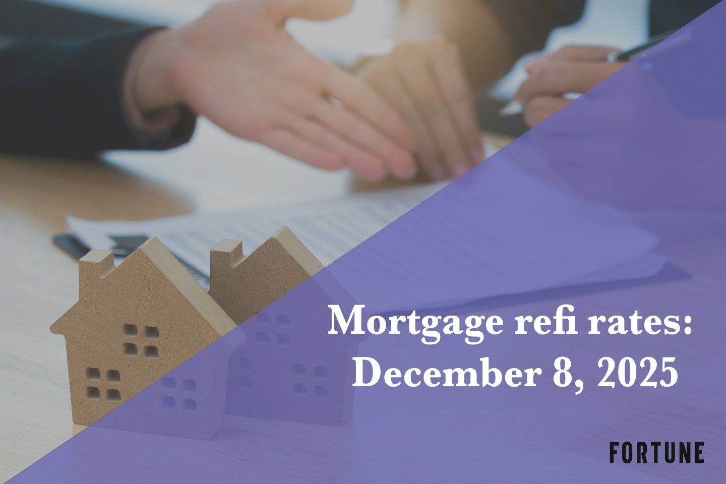 Current refi mortgage rates report for Dec. 8, 2025