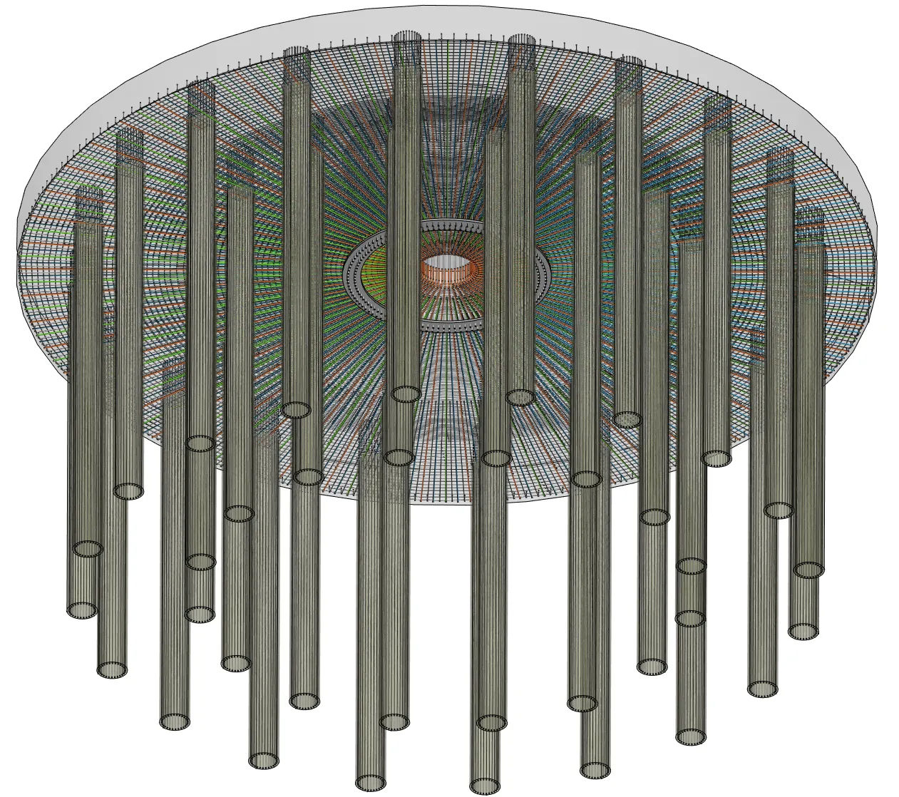 Piled foundation for an onshore wind turbine, designed by NXFEM