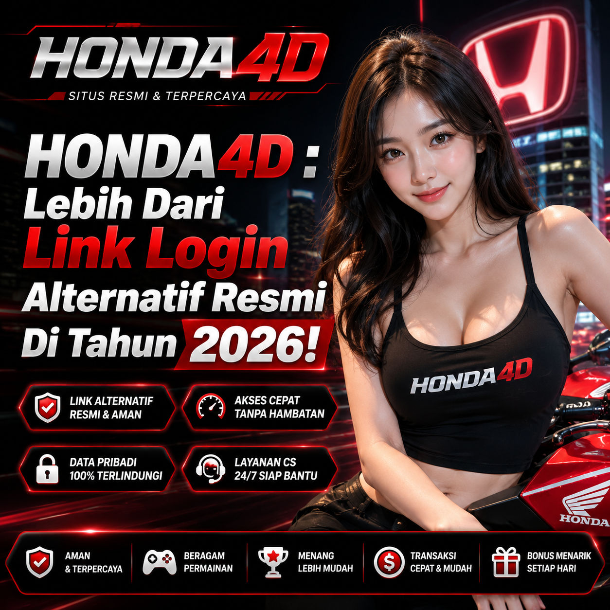 HONDA4D : Lebih Dari Link Login Alternatif Resmi Di Tahun 2026!