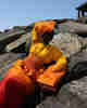 robe-orange-a-manche-longue