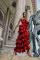 robe-fleure-roge