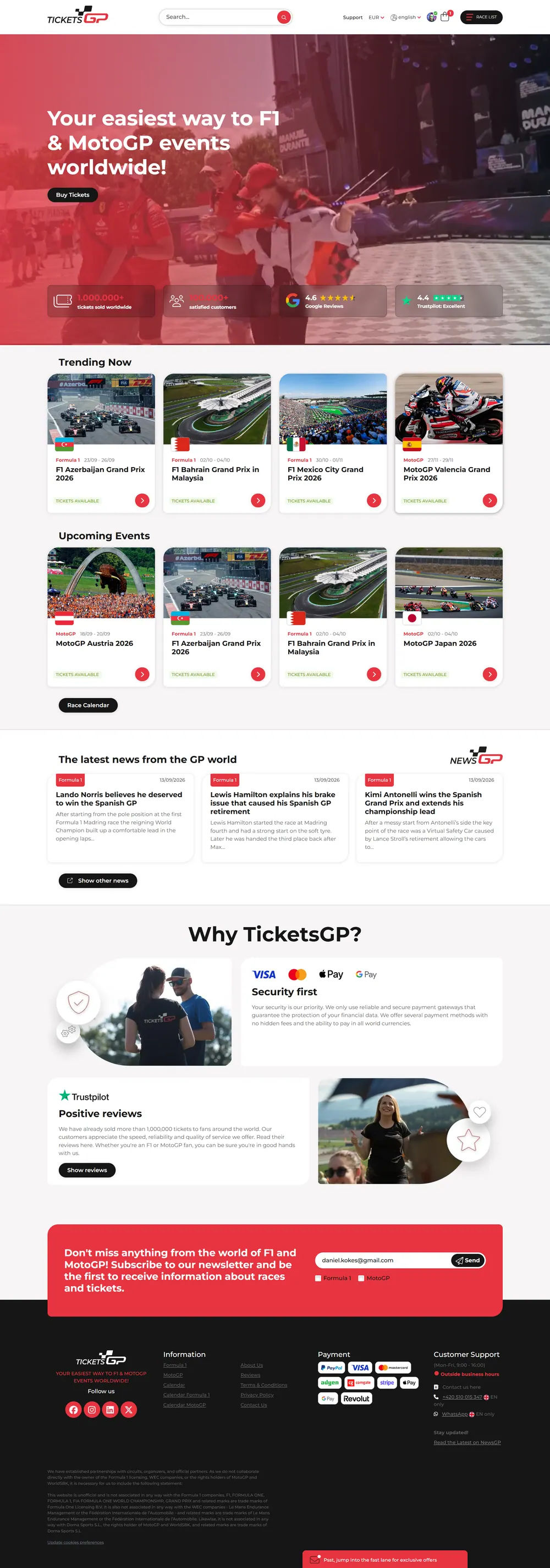 tickets.gp website
