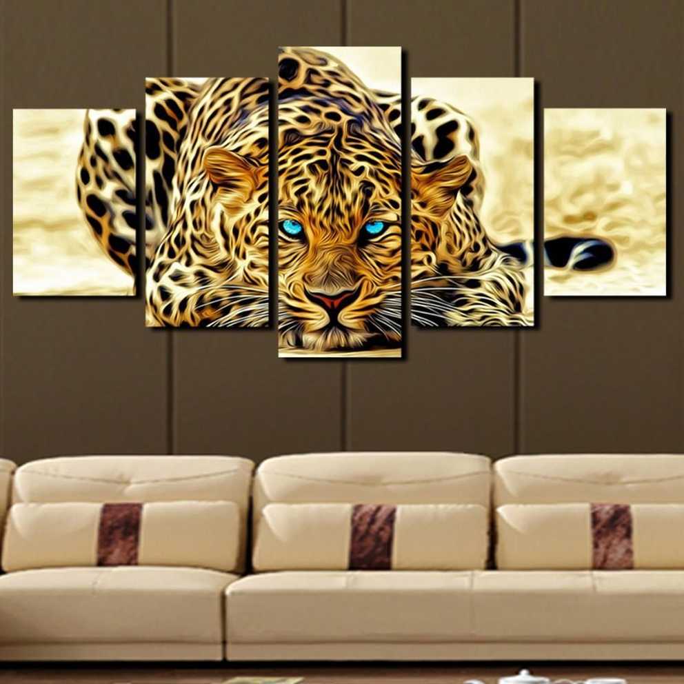 Online Get Cheap Leopard Print Wall Art  Aliexpress | Alibaba Throughout Cheap Wall Art Canvas Sets (Photo 5 of 20)
