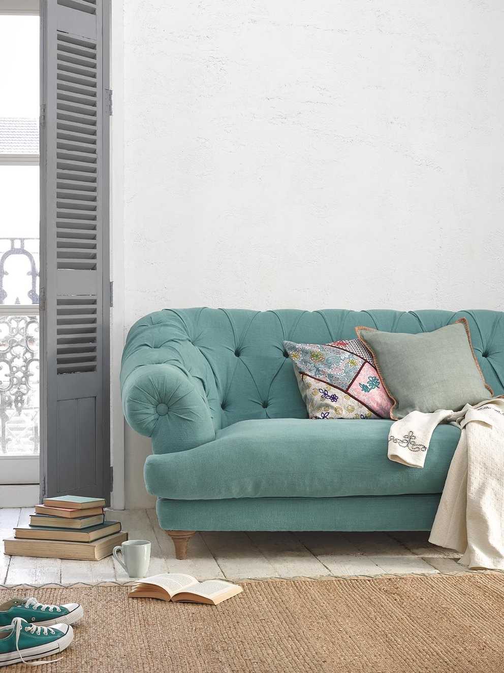 Bagsie Sofa | Chesterfield Style Sofa | Loaf Within Aqua Sofas (Photo 2 of 10)