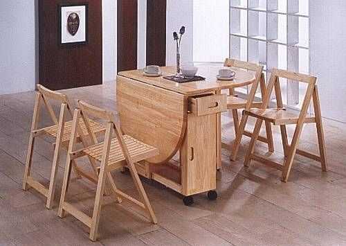 Folding Dining Table With Chairs Inside | Dining Chairs Design Ideas Regarding Cheap Folding Dining Tables (Photo 20 of 25)