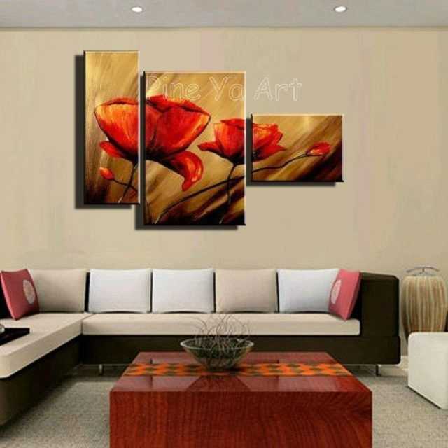 20 Ideas of 3 Piece Floral Canvas Wall Art