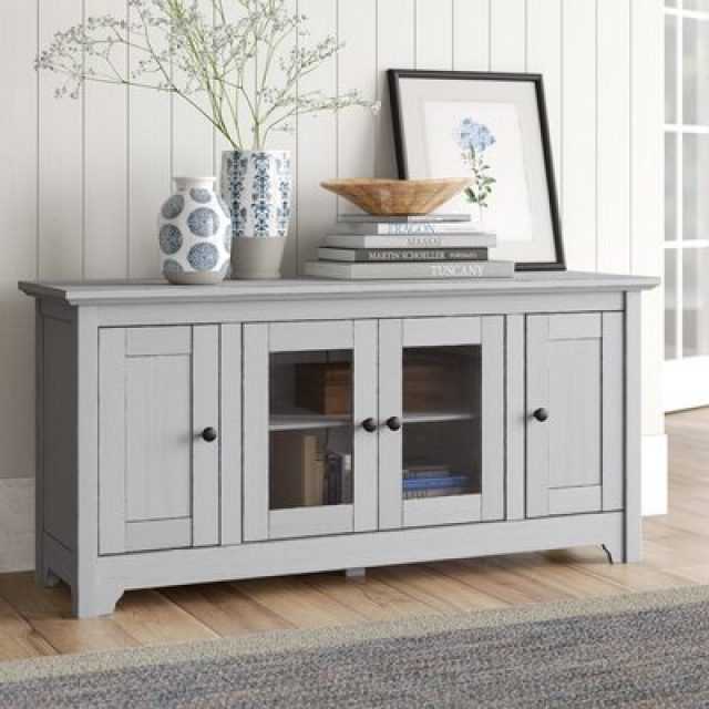 15 Best Rustic Corner 50" Solid Wood Tv Stands Gray