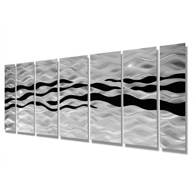 20 Best Ideas Black Silver Wall Art
