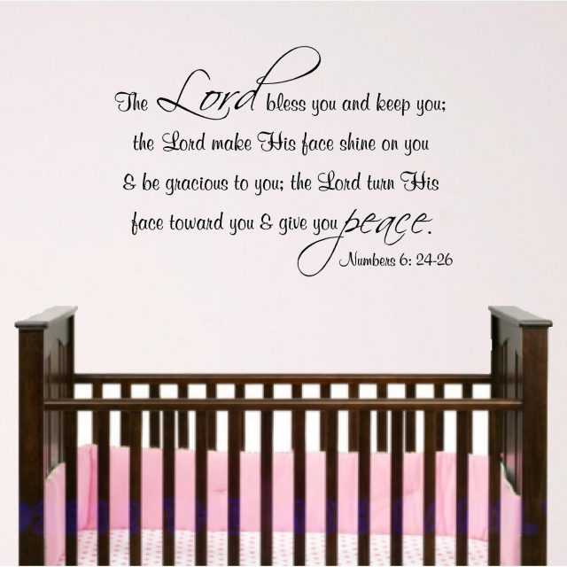 2023 Popular Nursery Bible Verses Wall Decals
