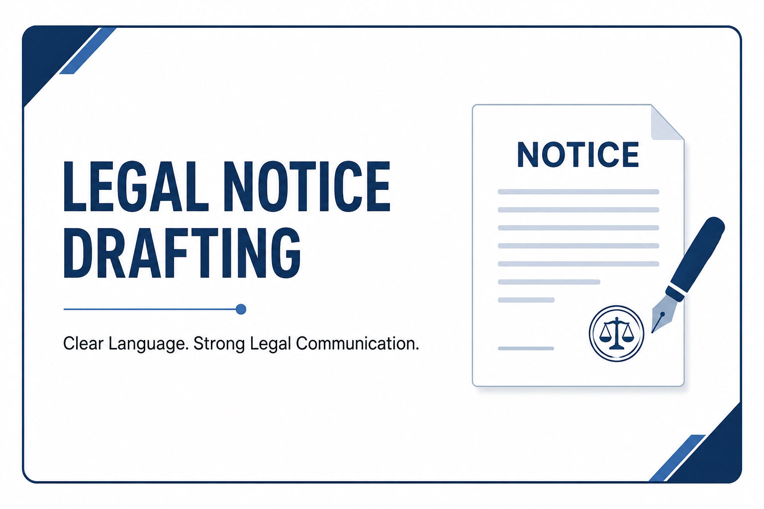 Legal Notice Drafting