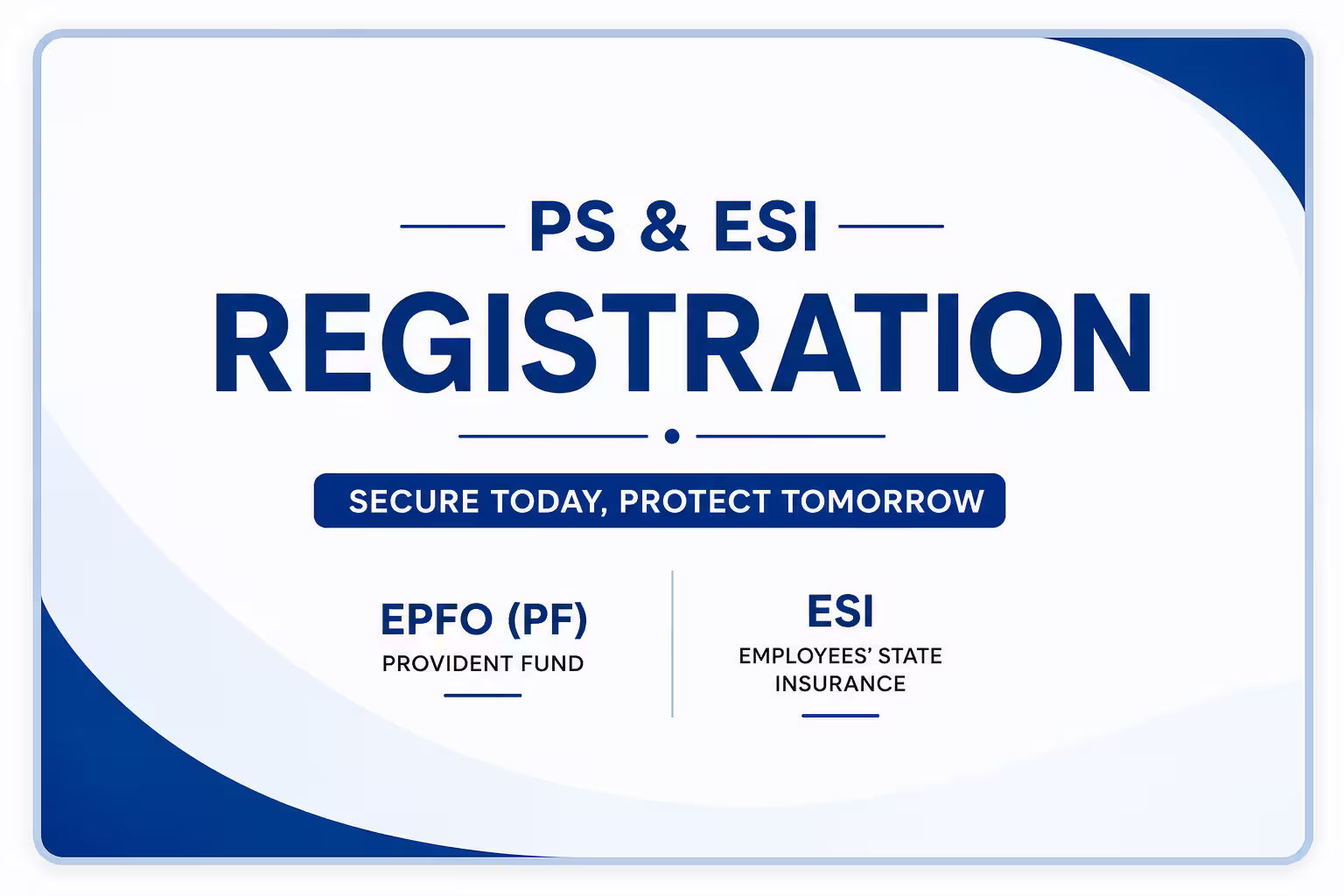 PF & ESI Registration