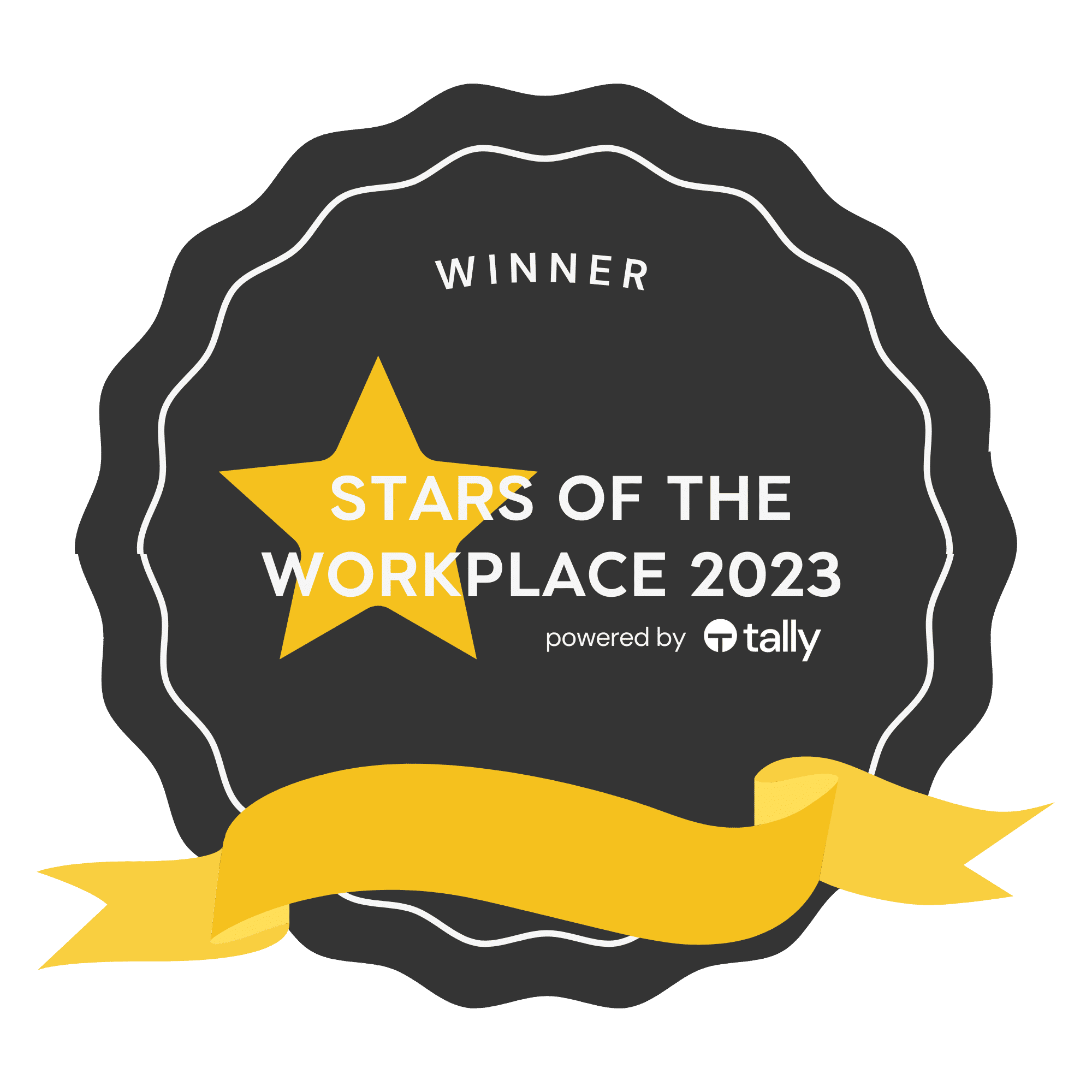 Tally Market Stars of The Workplace Award Logo