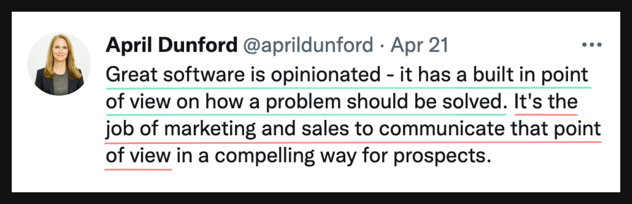 April Dunford Tweet