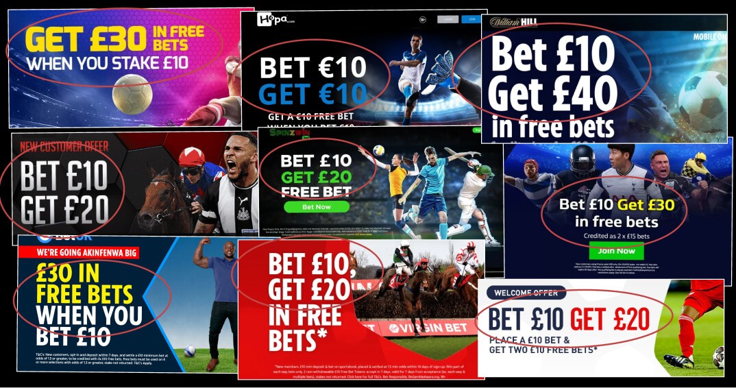 Undifferentiated betting offers