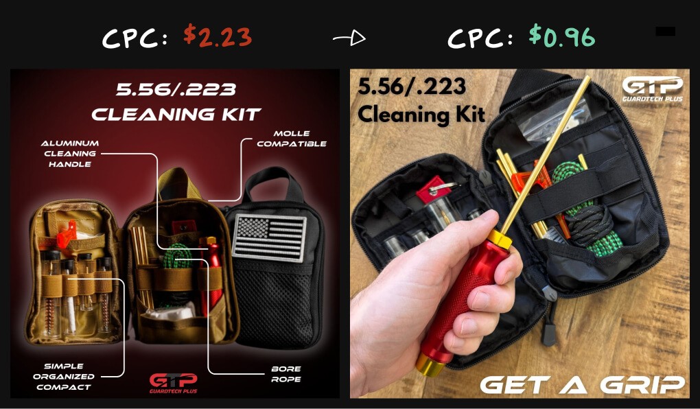 Ads with hands