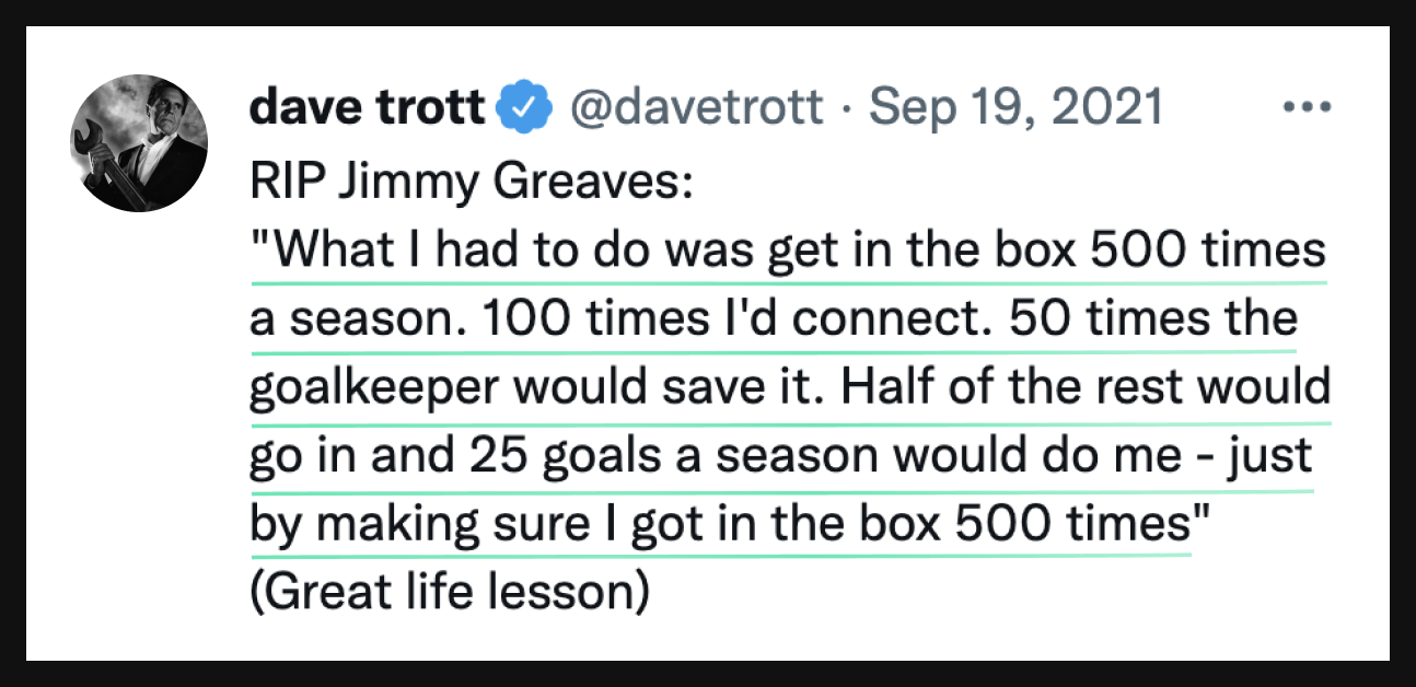 Dave Trott Tweet