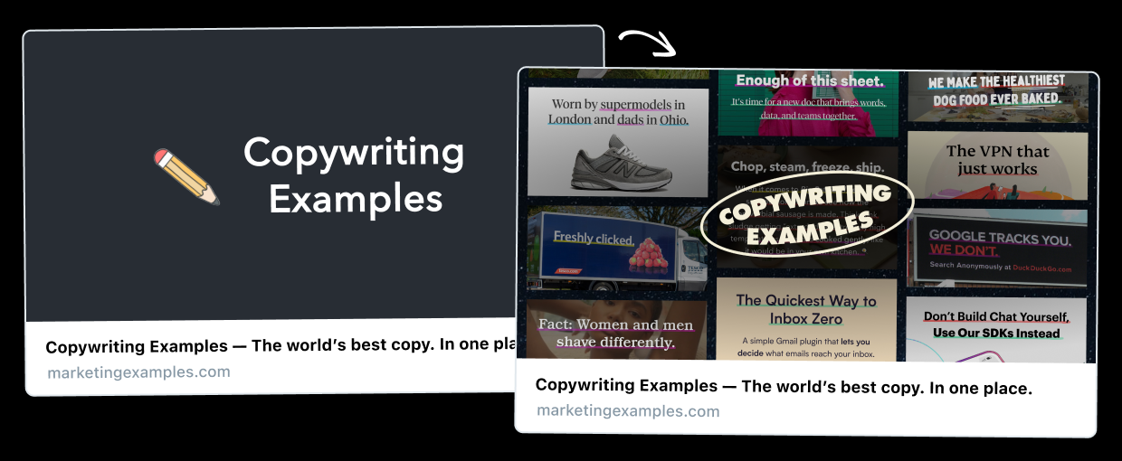 Copywriting Examples Meta Image