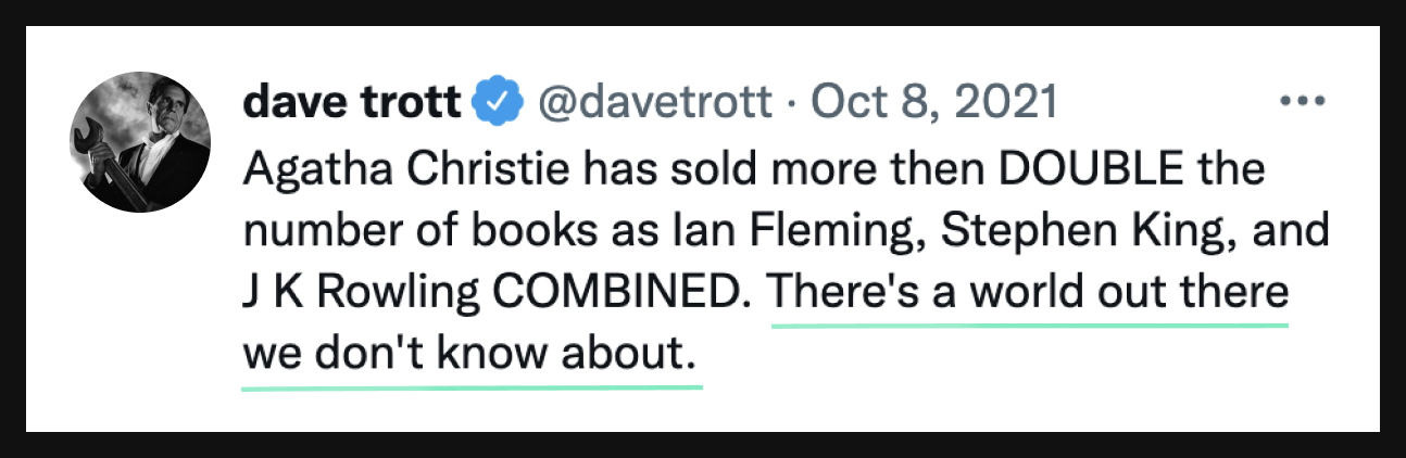 Dave Trott Tweet
