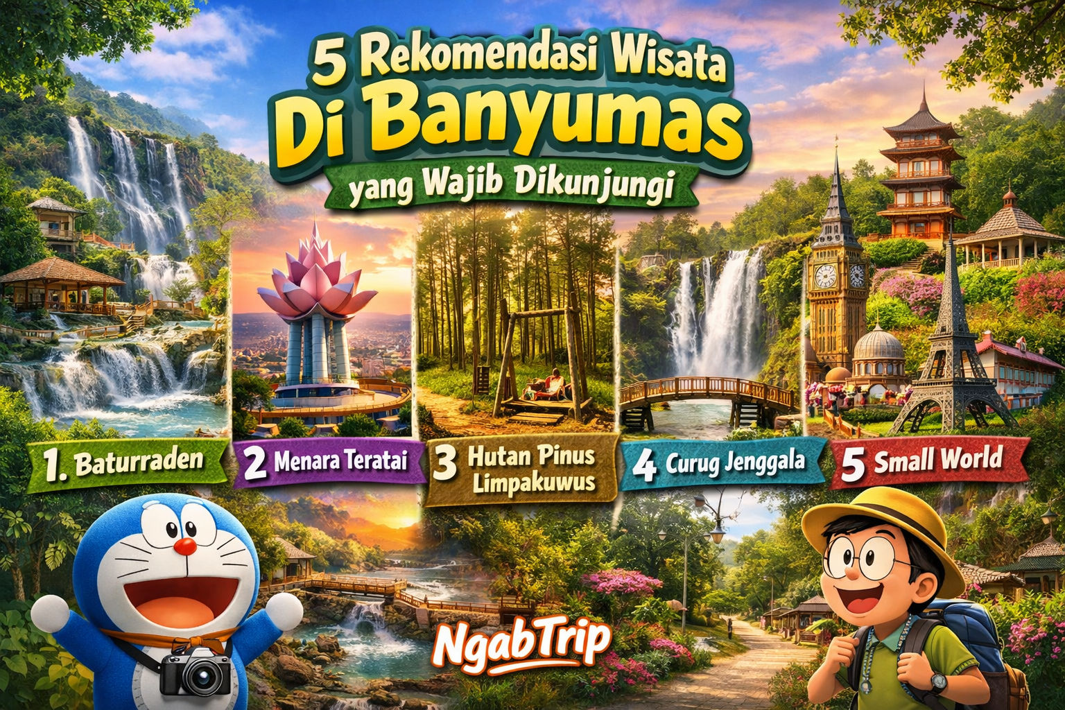 5 Rekomendasi Wisata di Banyumas yang Wajib Dikunjungi 