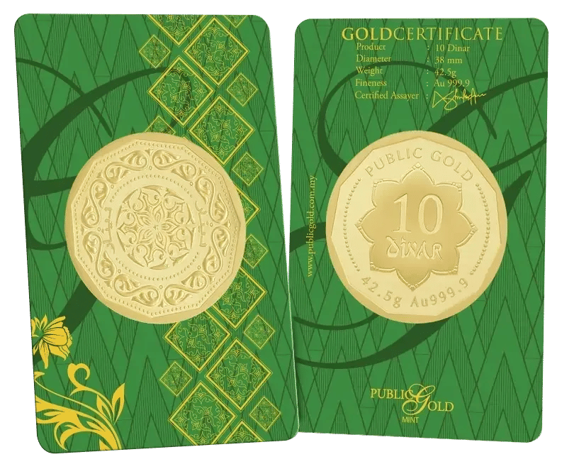 Public Gold 10 Dinar 42.5g (Au 999.9) - L