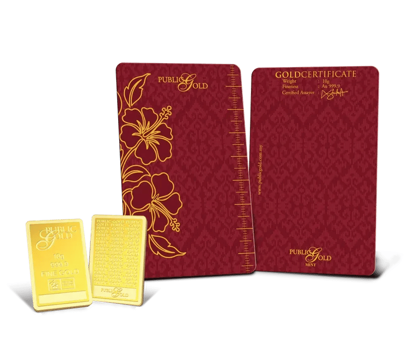 Public Gold Bullion Bar 10g (Au 999.9)