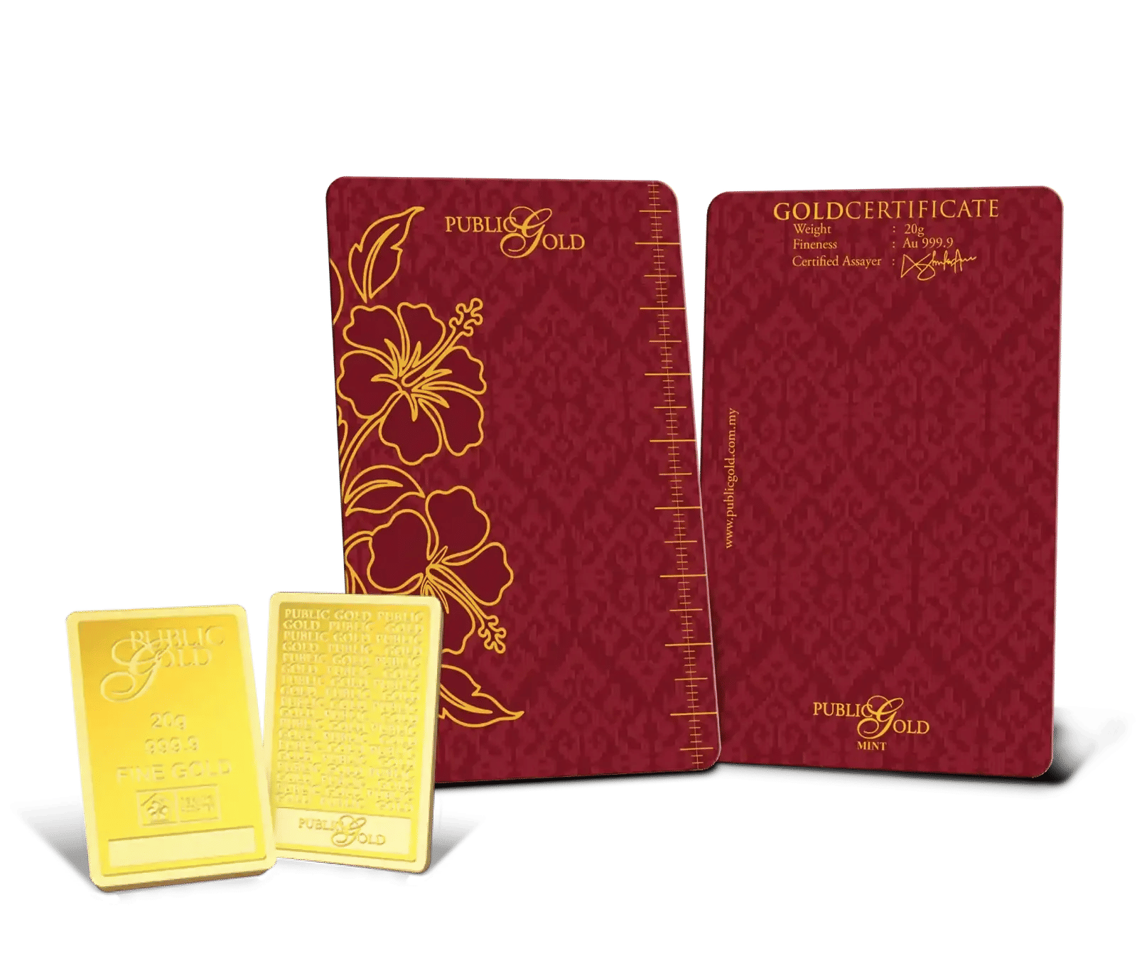 Public Gold Bullion Bar 20g (Au 999.9)
