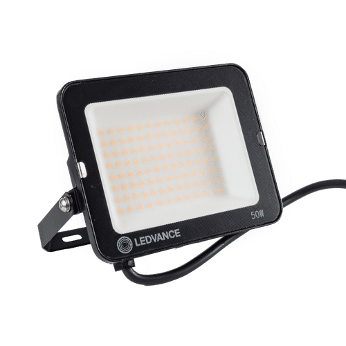 LEDVANCE ECO WARMWHITE BLACK 50w LED FLOOD LIGHT 