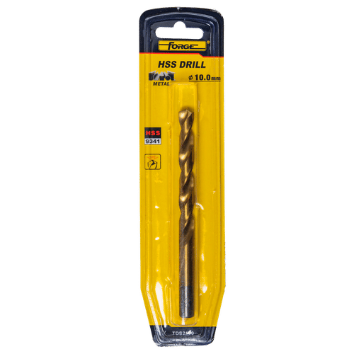FORGE TITANIUM 10mm HSS DRILL BIT