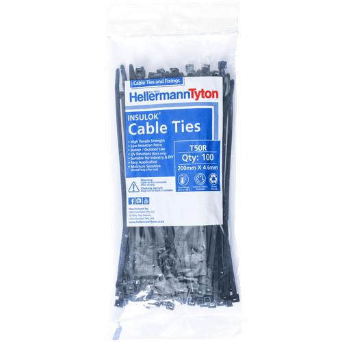 HELLERMANN TYTON 200mm CABLE TIES