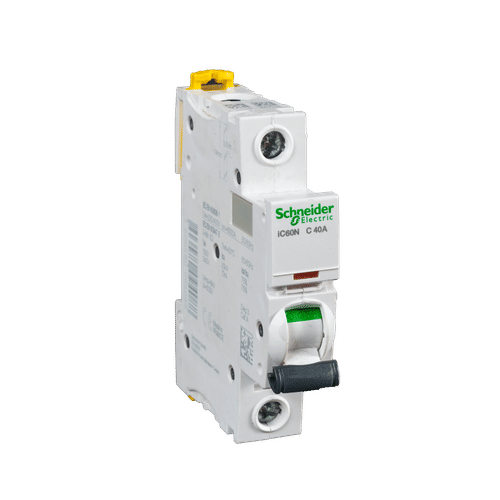 SCHNEIDER ACTI9 1 POLE CURVE C 6ka 40a MCB