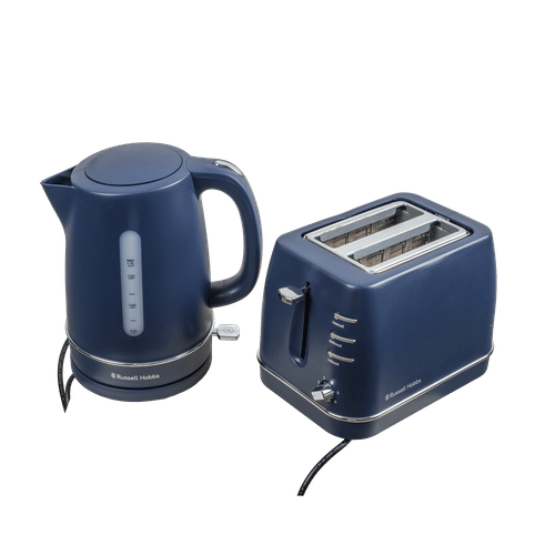 RUSSELL HOBBS ROYAL PACK MIDNIGHT BLUE TOASTER & KETTLE