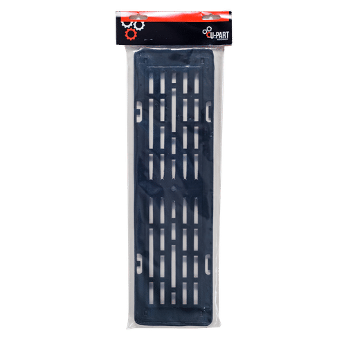 U-PART BLACK UNIVERSAL NUMBER PLATE HOLDER