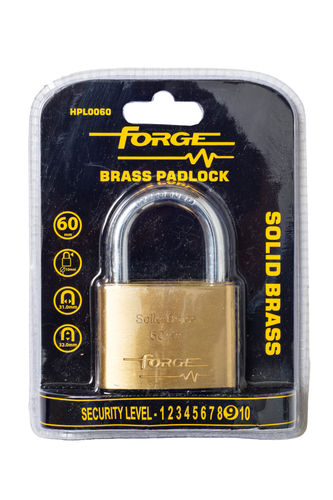 FORGE HPL0060 BRASS 60mm PADLOCK
