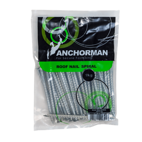 ANCHORMAN 5.4x115mm 1kg SPIRAL ROOFING NAILS