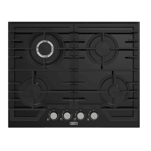 DEFY 65cm SLIMLINE GAS ON GLASS HOB WITH WOK