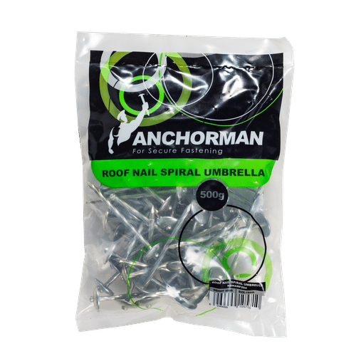 ANCHORMAN UMBRELLA CAP 75mm 500g SPIRAL ROOFING NAIL