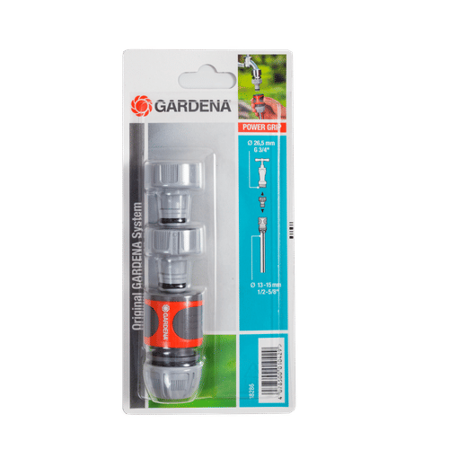 GARDENA 3pc ¾" HOSE CONNECTOR SET