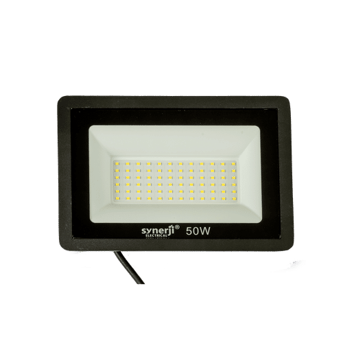 SYNERJI DAYLIGHT BLACK 50w LED FLOOD LIGHT