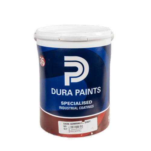 DURA QUICK DRY HYDRO ENAMEL DARK ADMIRALITY GREY 5Lt PAINT