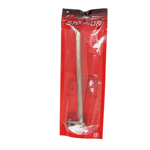 SAMSON HOT FORGED BRASS PLATED 200mm PEG STAY