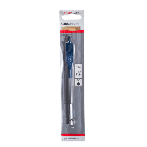 BOSCH HEXAGON SPADE PROFESSIONAL 13x152mm WOOD DRILL BIT 