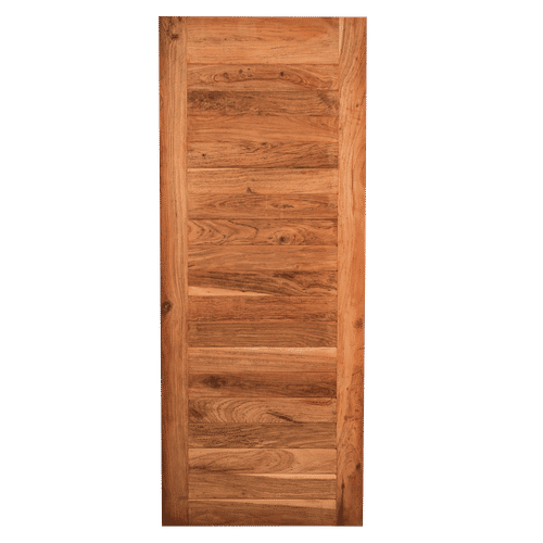 TEAK HORIZONTAL SLAT 50mm SECURITY DOOR