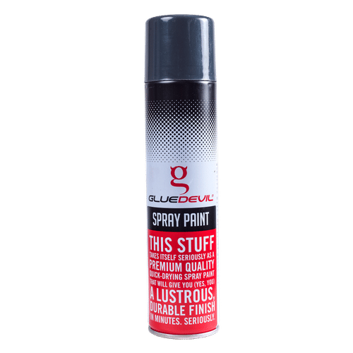 GLUEDEVIL HAMMER GREY 300ml SPRAY PAINT