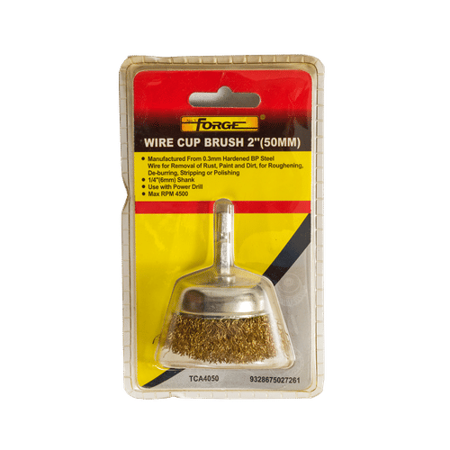FORGE 6mm SHANK 50mm WIRE CUP BRUSH
